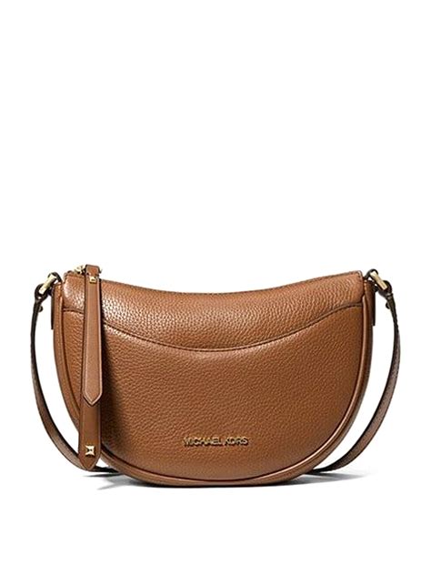 Michael Kors Dover Small Half Moon Crossbody Bag Signature 